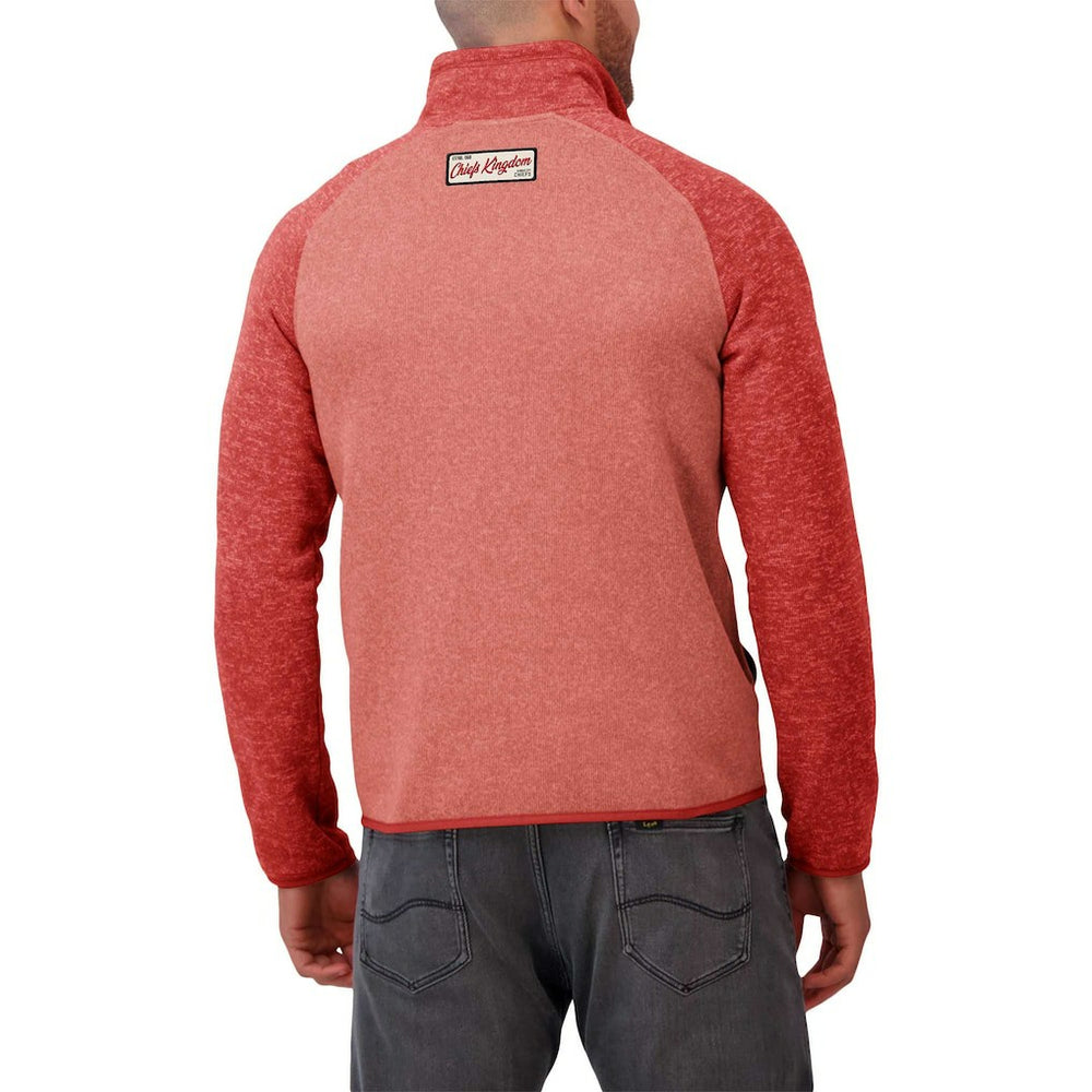 NFL Kansas City Chiefs Darius Rucker Collection Tonal Quarter-Zip Jacket