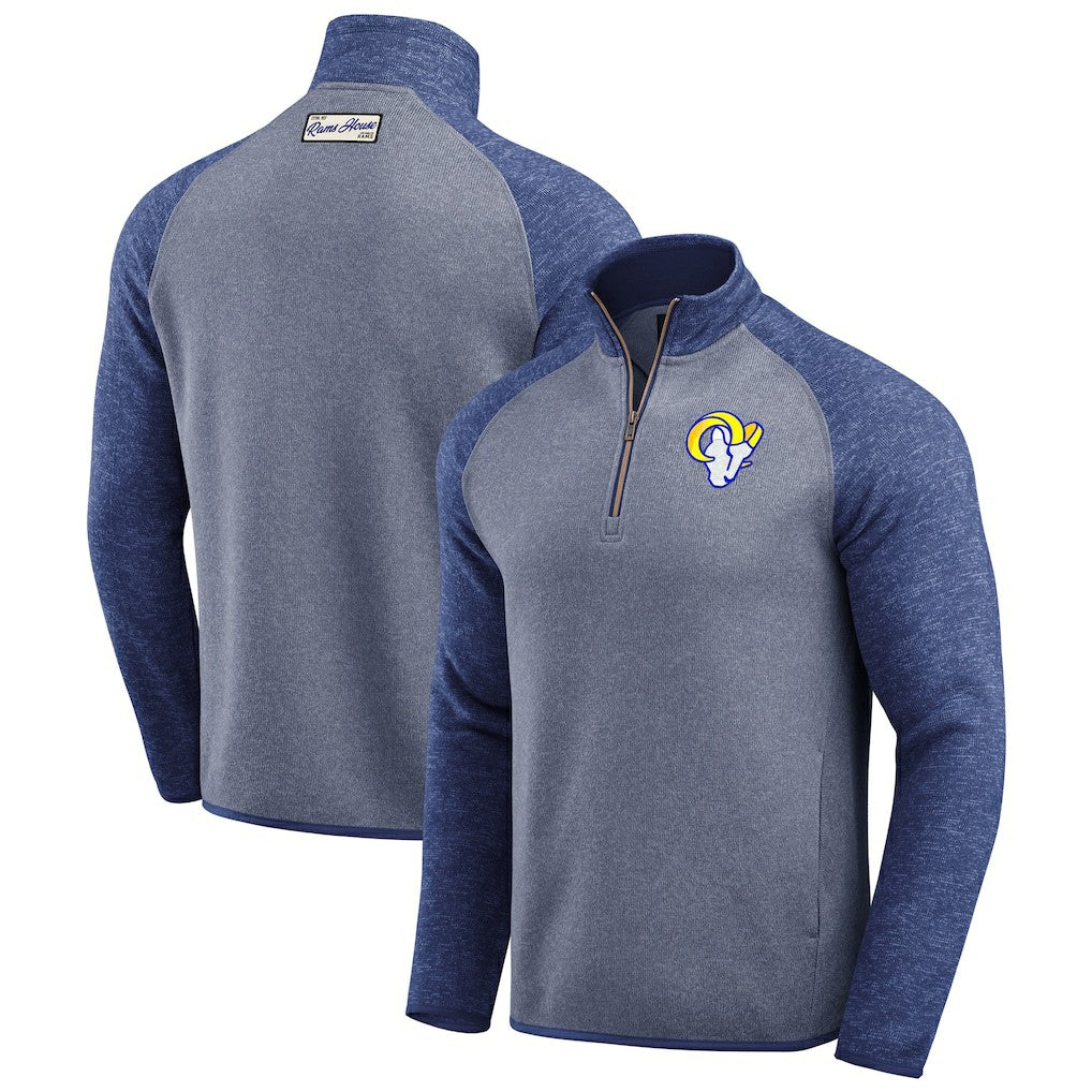 NFL Los Angeles Rams Darius Rucker Collection Tonal Quarter-Zip Jacket