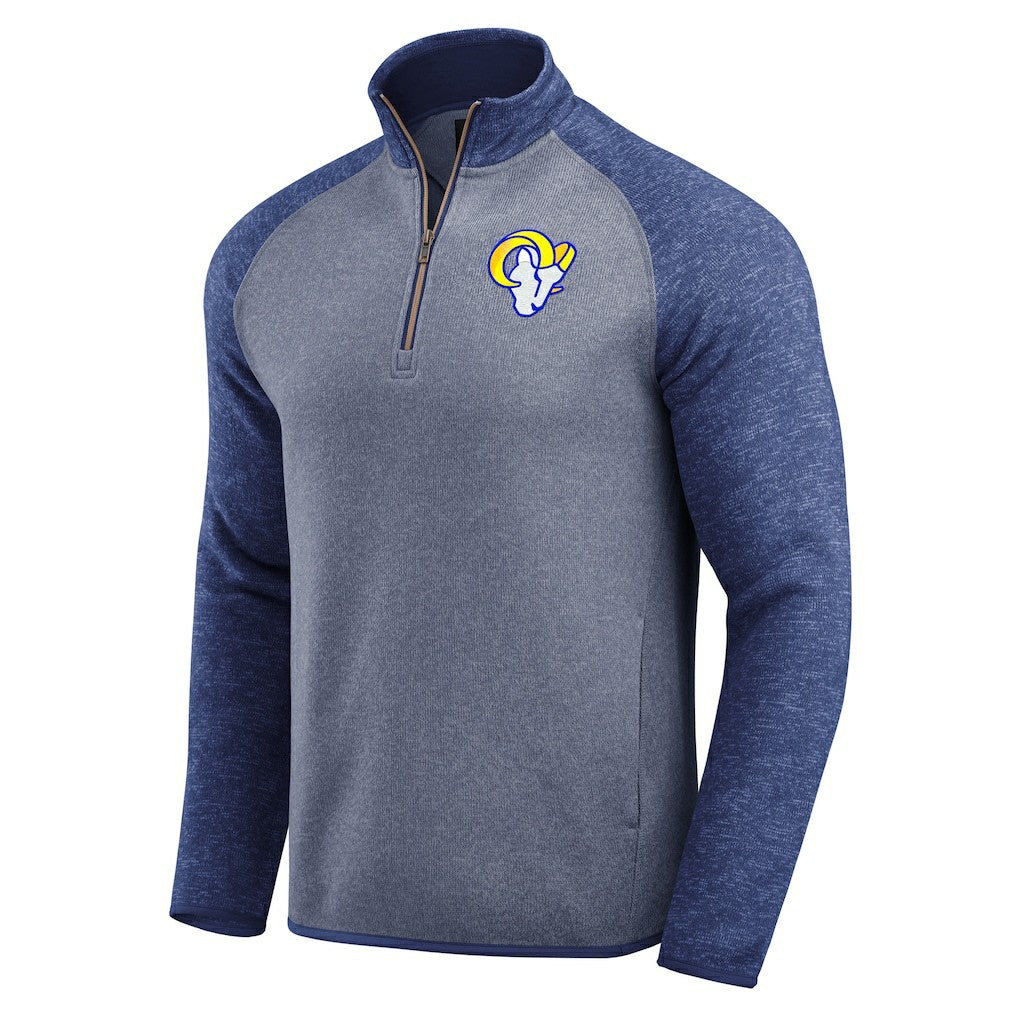 NFL Los Angeles Rams Darius Rucker Collection Tonal Quarter-Zip Jacket