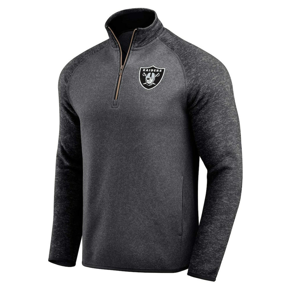 NFL Las Vegas Raiders Darius Rucker Collection Tonal Quarter-Zip Jacket