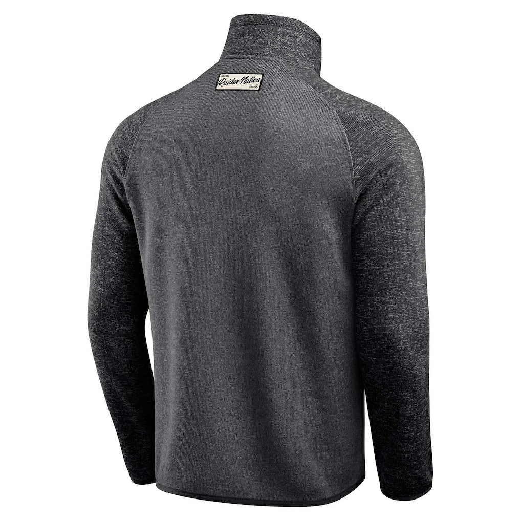 NFL Las Vegas Raiders Darius Rucker Collection Tonal Quarter-Zip Jacket