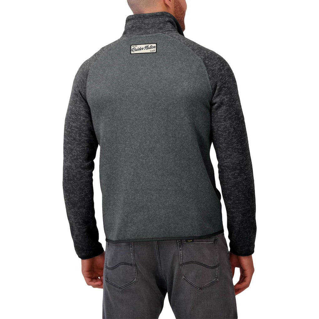 NFL Las Vegas Raiders Darius Rucker Collection Tonal Quarter-Zip Jacket