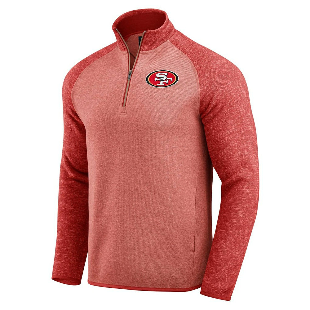 NFL San Francisco 49ers Darius Rucker Collection Tonal Quarter-Zip Jacket