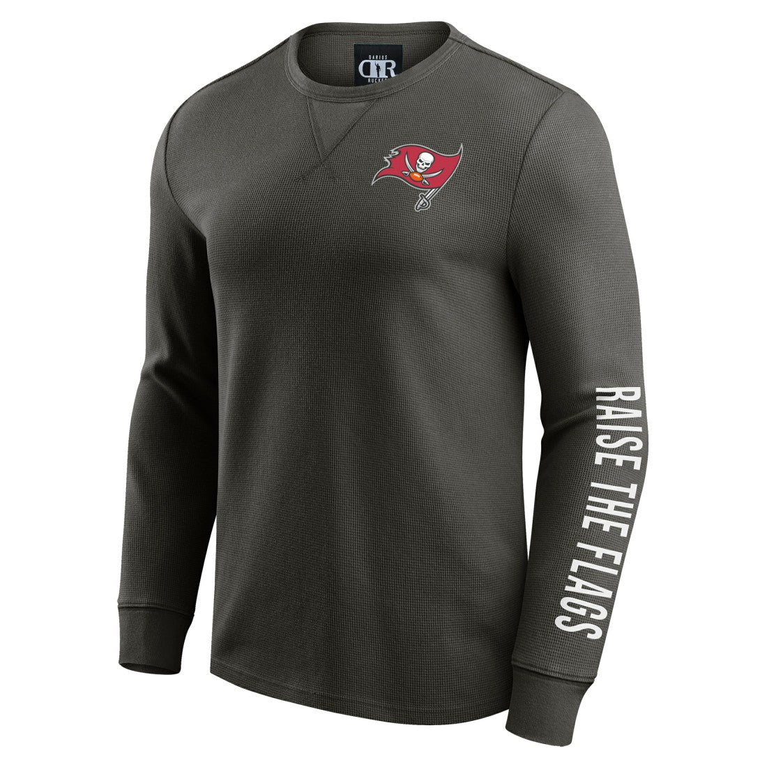 NFL Tampa Bay Buccaneers Darius Rucker Collection Washed Waffle-Knit Long Sleeve T-Shirt