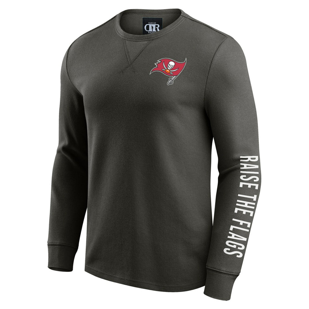 NFL Tampa Bay Buccaneers Darius Rucker Collection Washed Waffle-Knit Long Sleeve T-Shirt