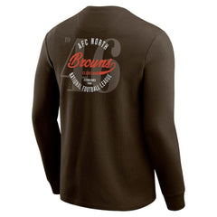 NFL Cleveland Browns Darius Rucker Collection Washed Waffle-Knit Long Sleeve T-Shirt