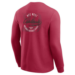 NFL Arizona Cardinals Darius Rucker Collection Washed Waffle-Knit Long Sleeve T-Shirt