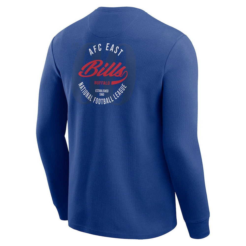 NFL Buffalo Bills Darius Rucker Collection Washed Waffle-Knit Long Sleeve T-Shirt