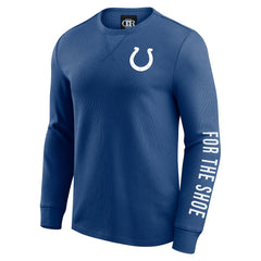 NFL Indianapolis Colts Darius Rucker Collection Washed Waffle-Knit Long Sleeve T-Shirt