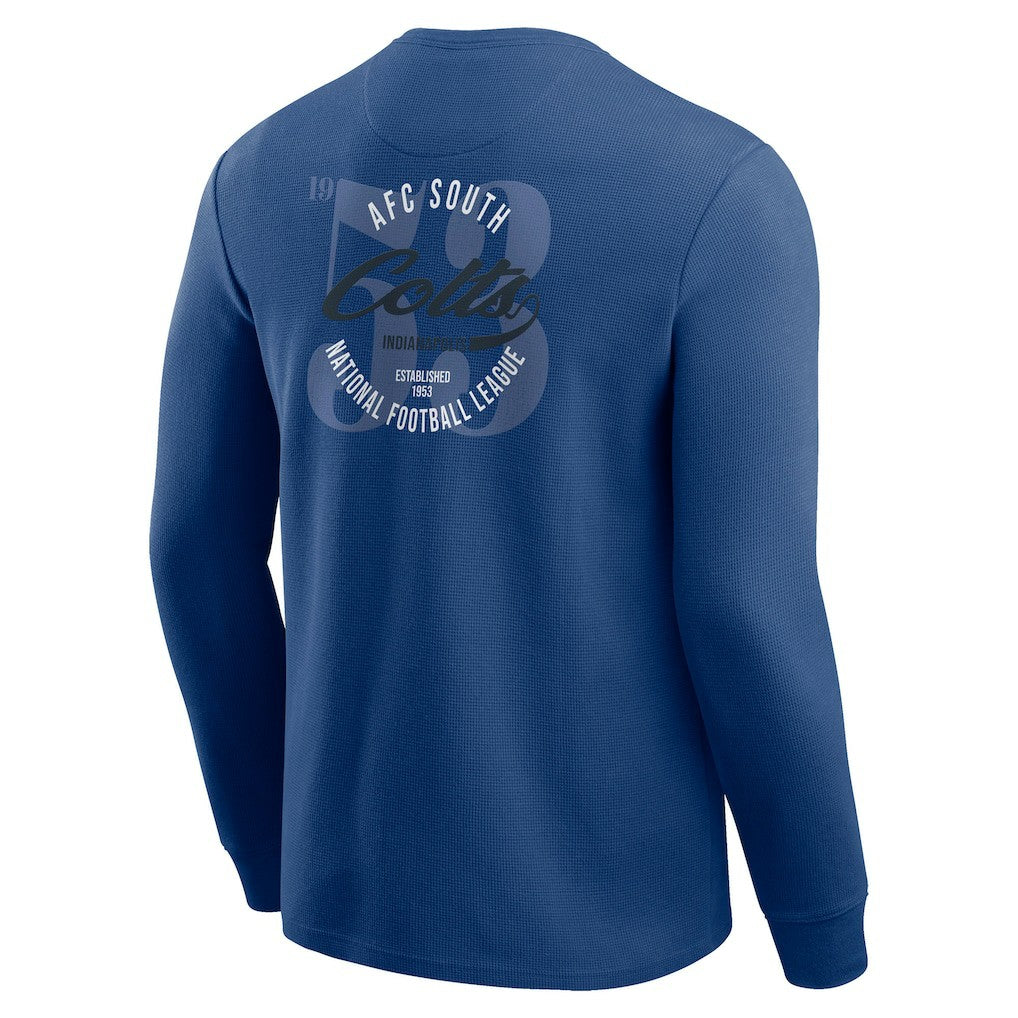 NFL Indianapolis Colts Darius Rucker Collection Washed Waffle-Knit Long Sleeve T-Shirt