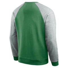 NFL New York Jets Darius Rucker Collection Throwback Color Block Raglan Pullover Sweatshirt
