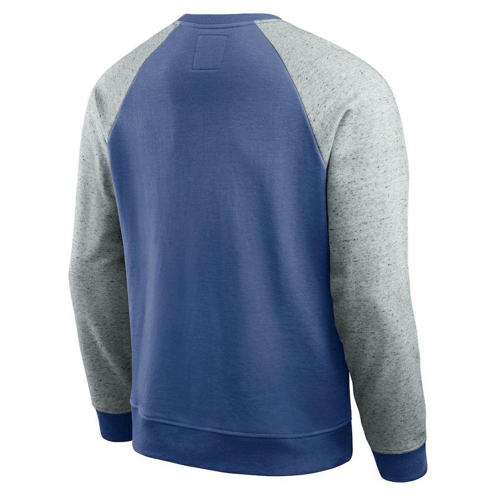 NFL Seattle Seahawks Darius Rucker Collection Throwback Color Block Raglan Pullover Sweatshirt