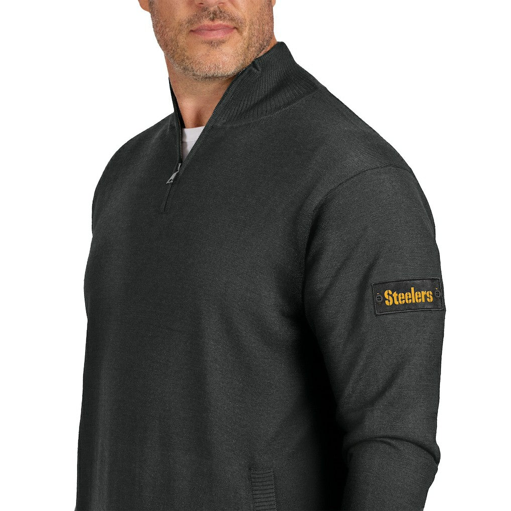 NFL Pittsburgh Steelers J. Palmer Franchise Quarter-Zip Sweater