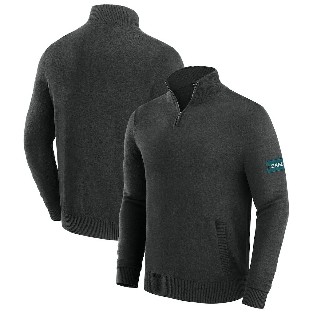 NFL Philadelphia Eagles J. Palmer Franchise Quarter-Zip Sweater