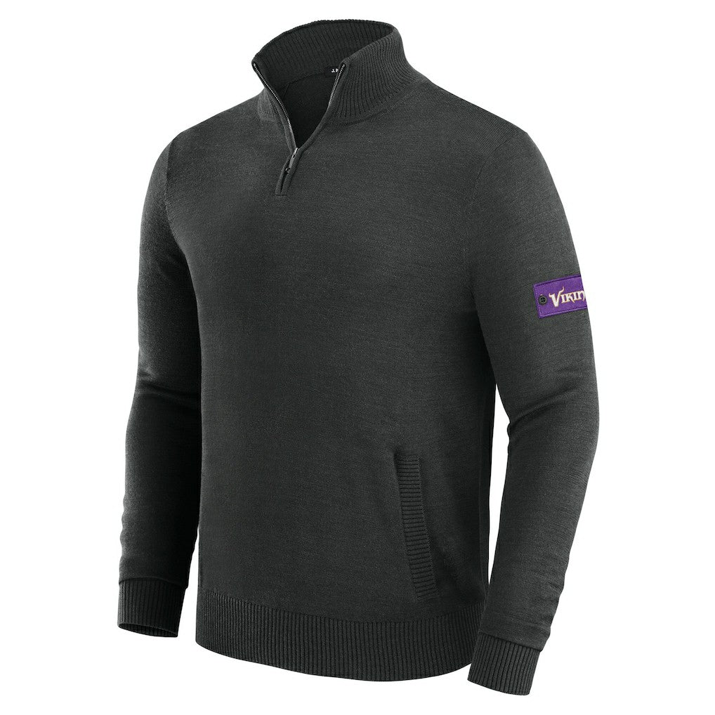 NFL Minnesota Vikings J. Palmer Franchise Quarter-Zip Sweater