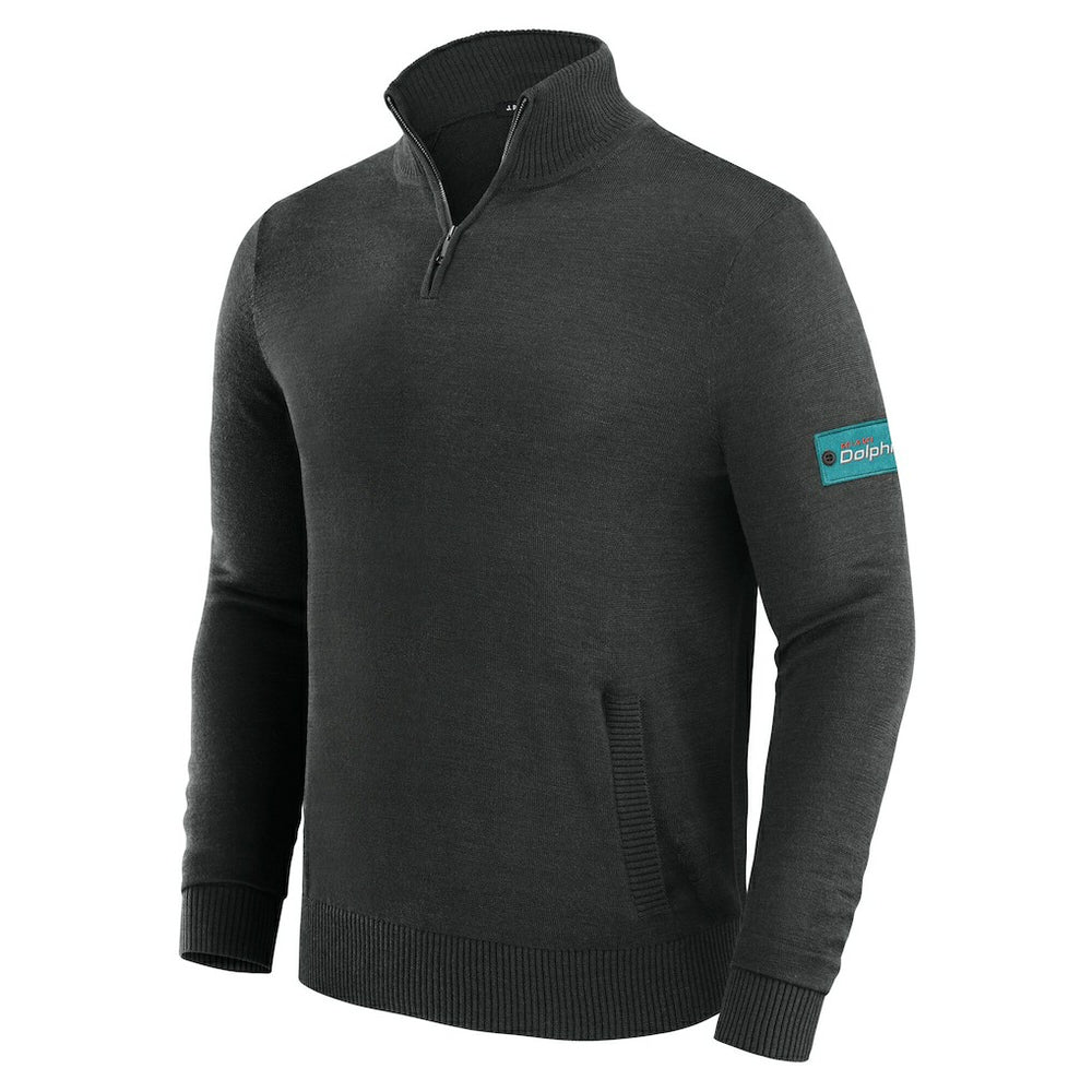 NFL Miami Dolphins J. Palmer Franchise Quarter-Zip Sweater
