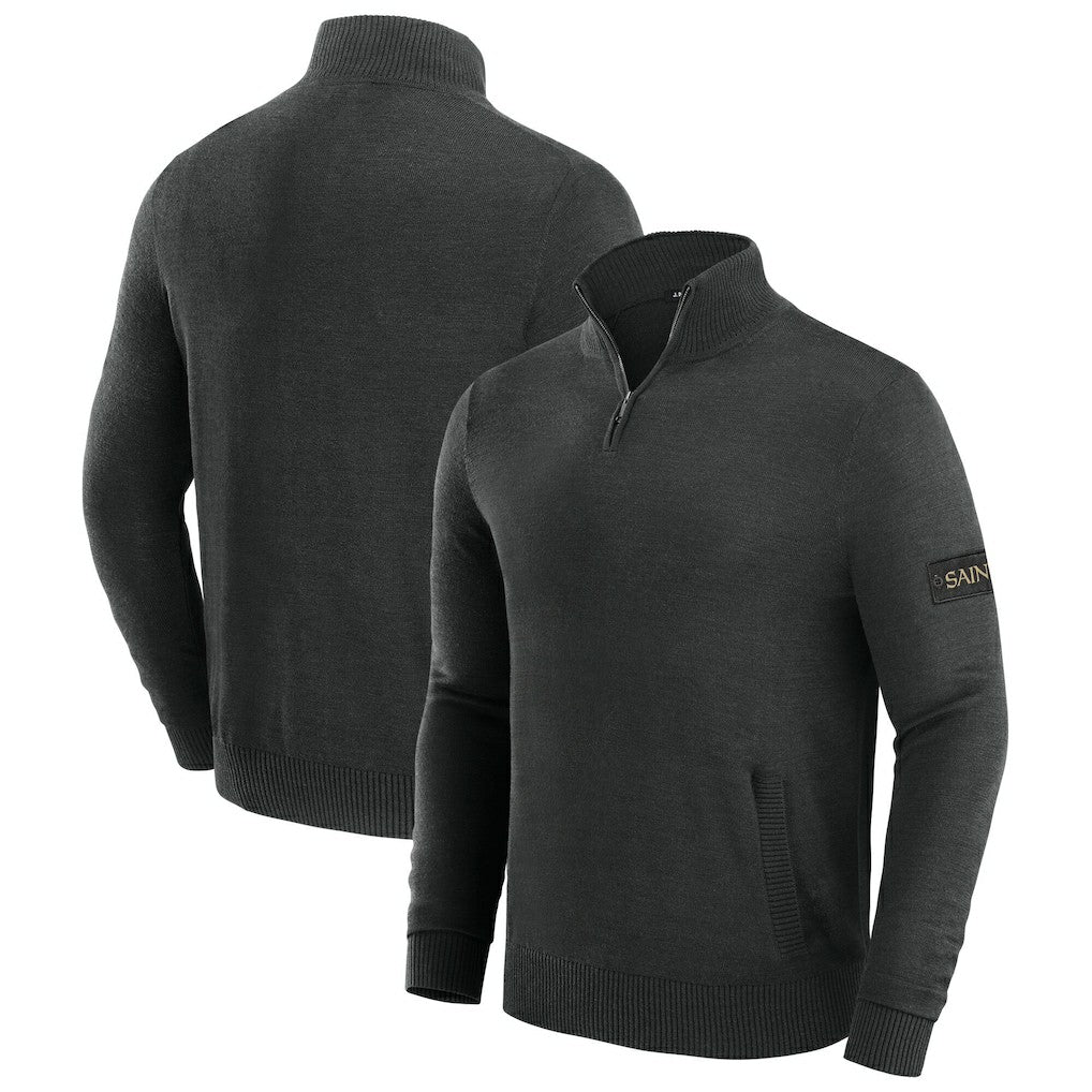 NFL New Orleans Saints J. Palmer Franchise Quarter-Zip Sweater