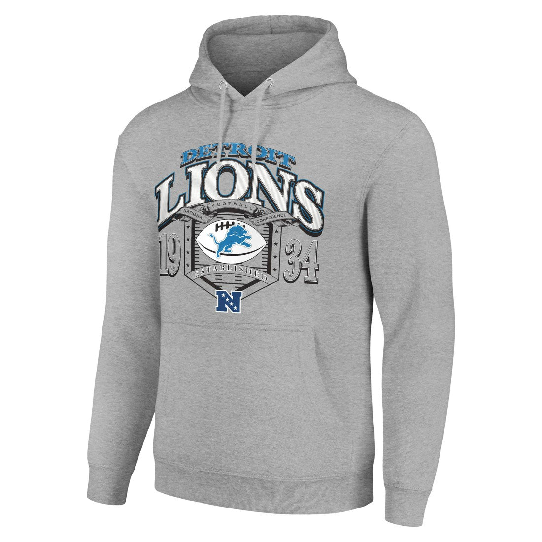 NFL Detroit Lions Starter 80s Retro Pullover Hoodie