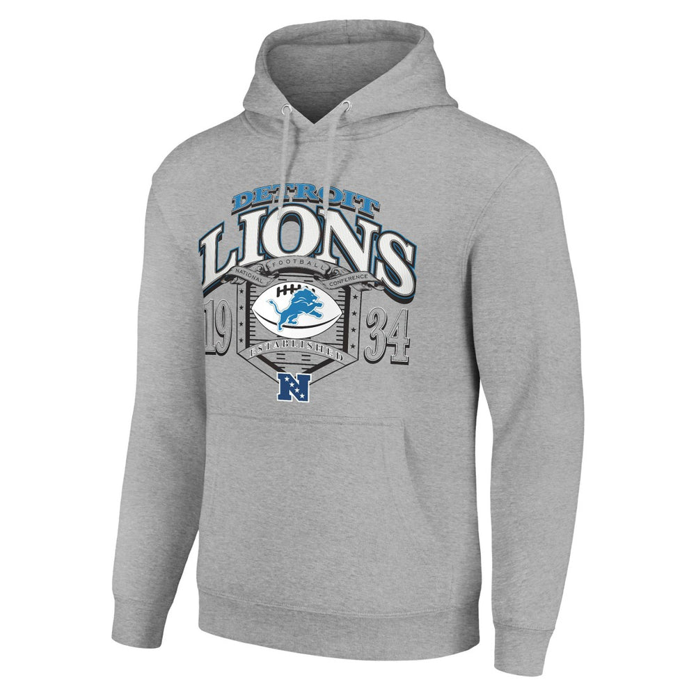 NFL Detroit Lions Starter 80s Retro Pullover Hoodie