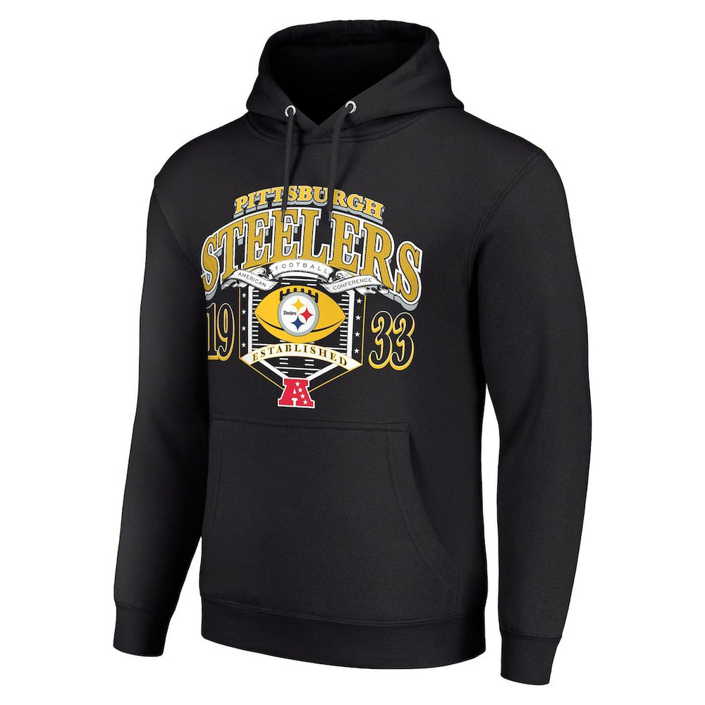 NFL Pittsburgh Steelers Starter 80s Retro Pullover Hoodie