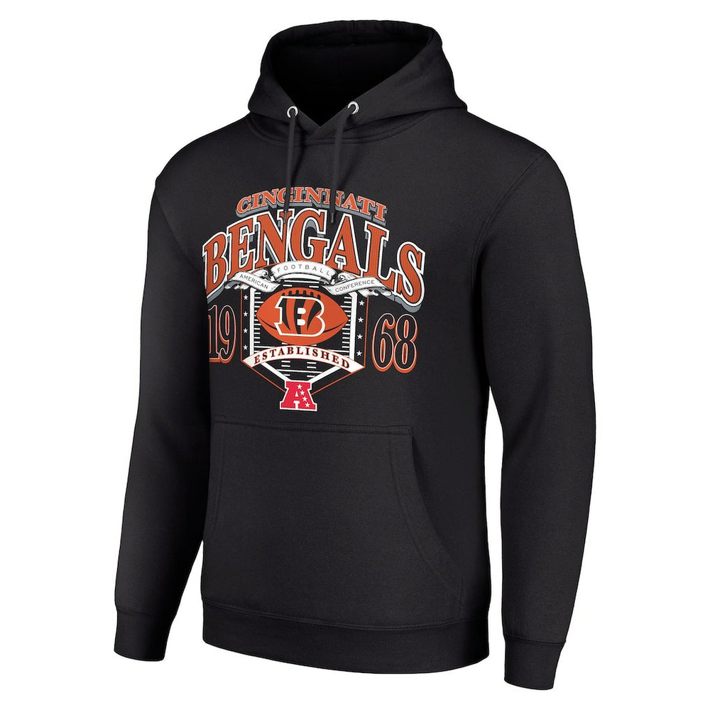 NFL Cincinnati Bengals Starter 80s Retro Pullover Hoodie