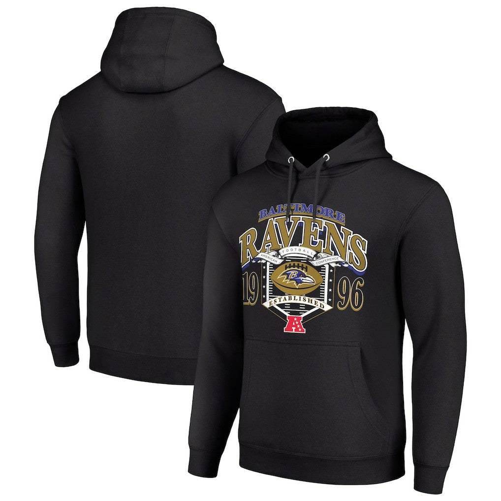 NFL Baltimore Ravens Starter 80s Retro Pullover Hoodie