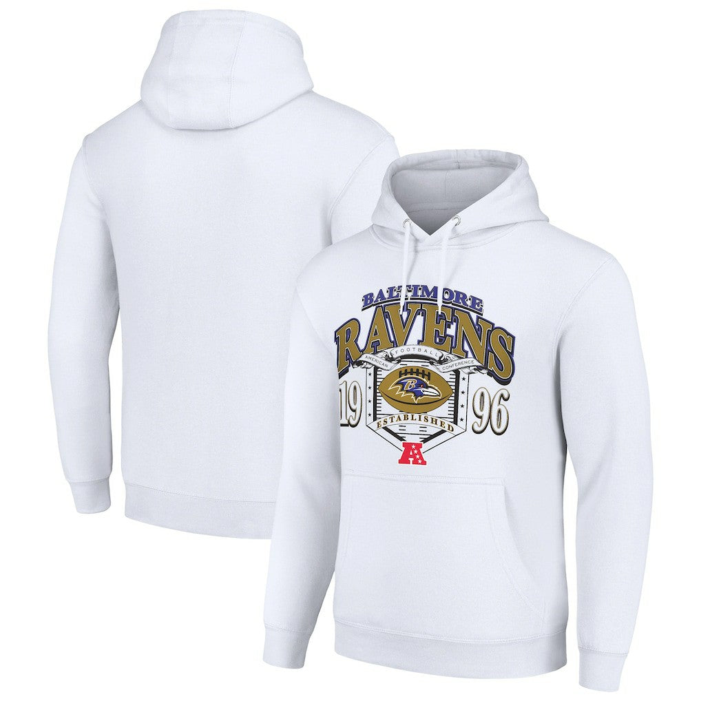 NFL Baltimore Ravens Starter 80s Retro Pullover Hoodie