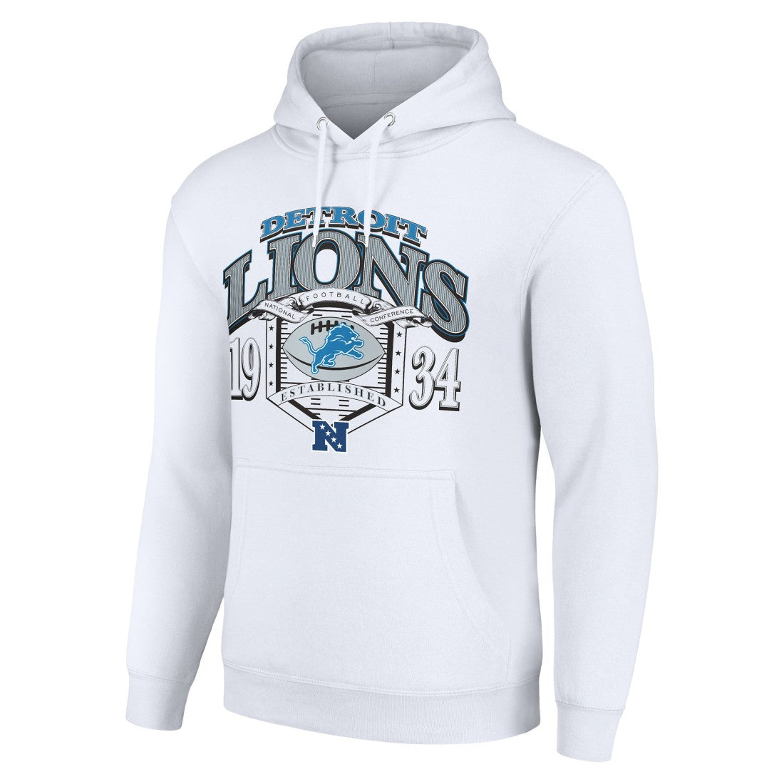 NFL Detroit Lions Starter 80s Retro Pullover Hoodie