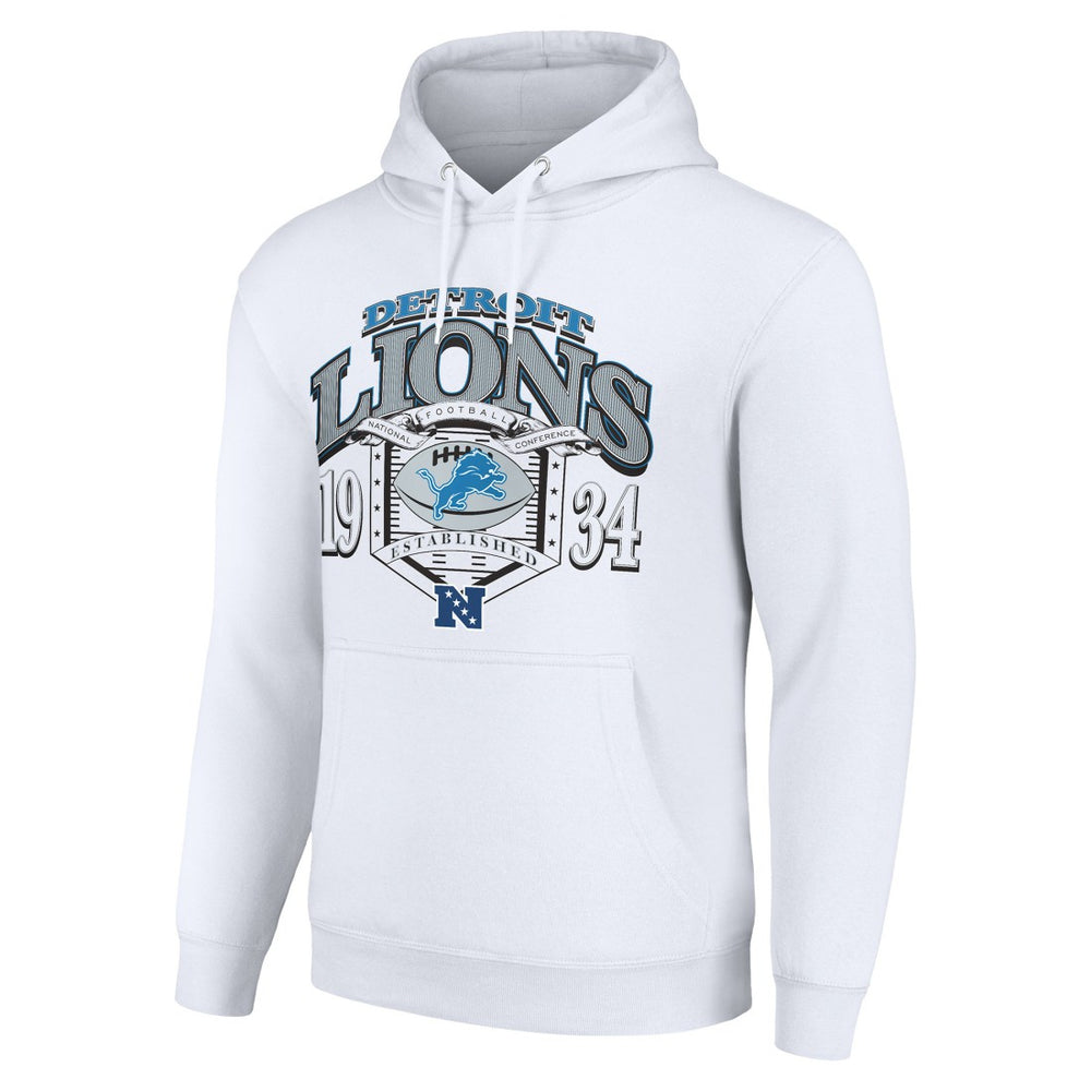 NFL Detroit Lions Starter 80s Retro Pullover Hoodie
