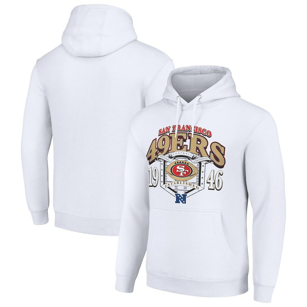 NFL San Francisco 49ers Starter 80s Retro Pullover Hoodie