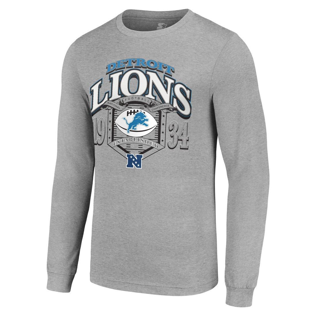 NFL Detroit Lions Starter Retro Long Sleeve Graphic T-Shirt