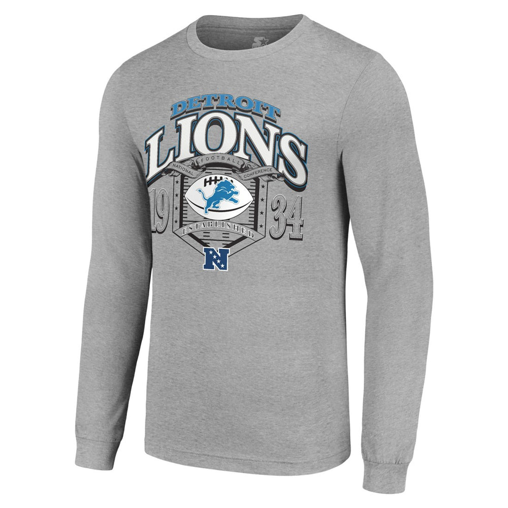 NFL Detroit Lions Starter Retro Long Sleeve Graphic T-Shirt
