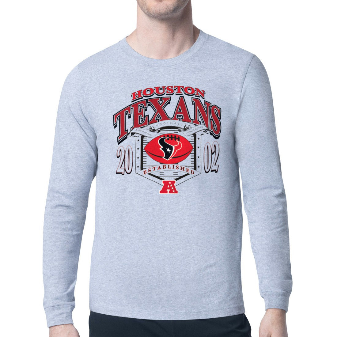 NFL Houston Texans Starter Retro Long Sleeve Graphic T-Shirt