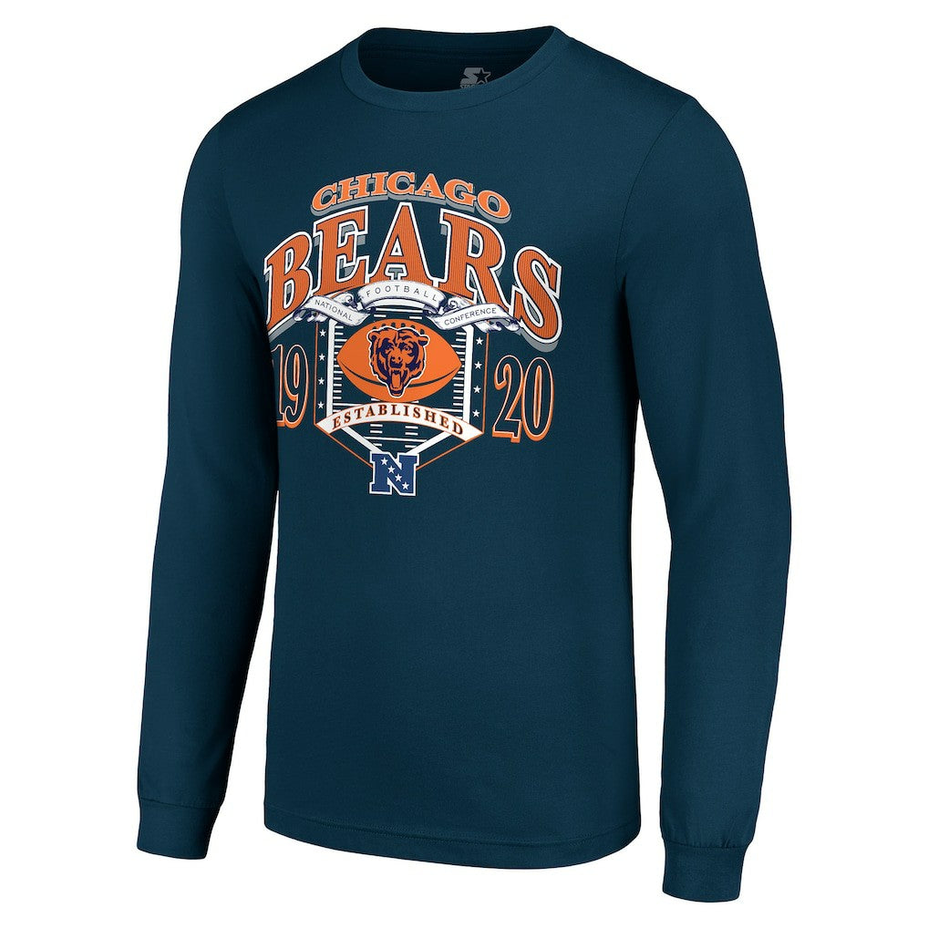 NFL Chicago Bears Starter Retro Long Sleeve Graphic T-Shirt