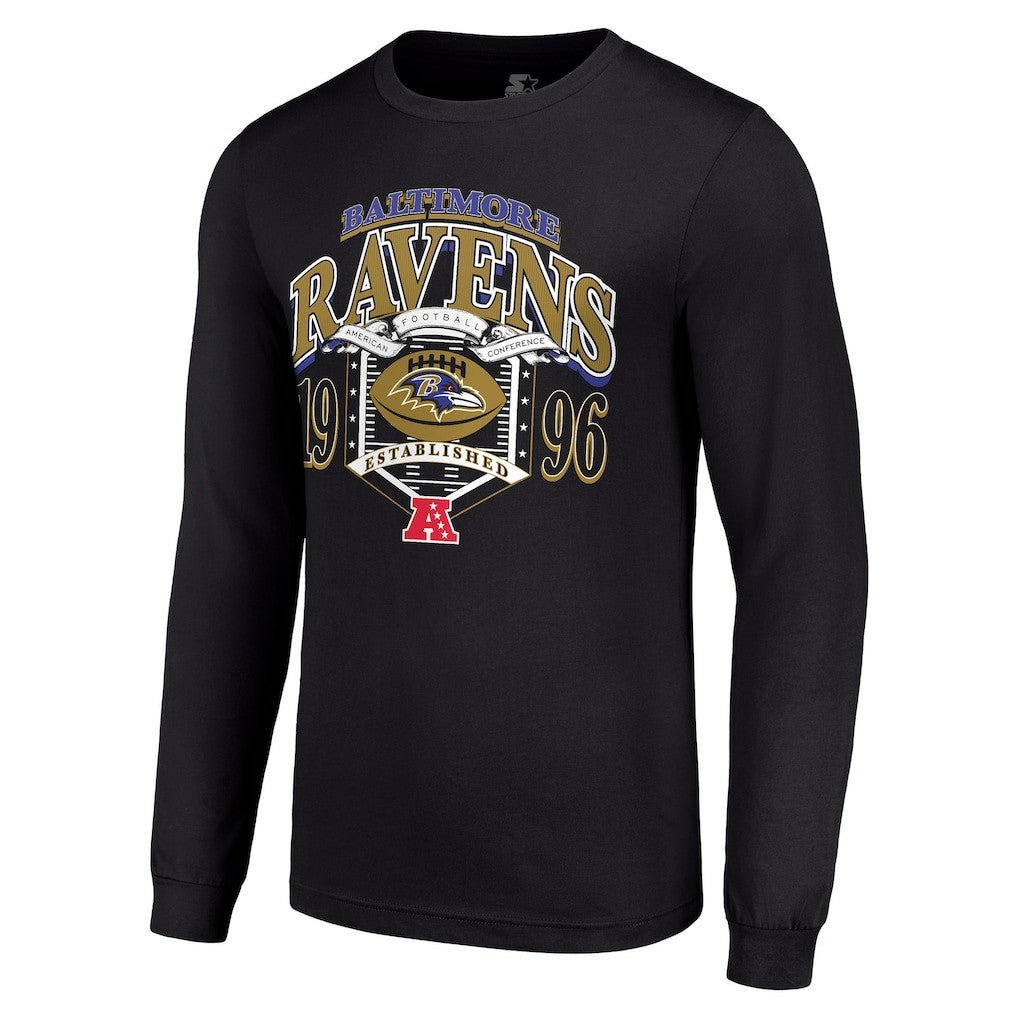 NFL Baltimore Ravens Starter Retro Long Sleeve Graphic T-Shirt