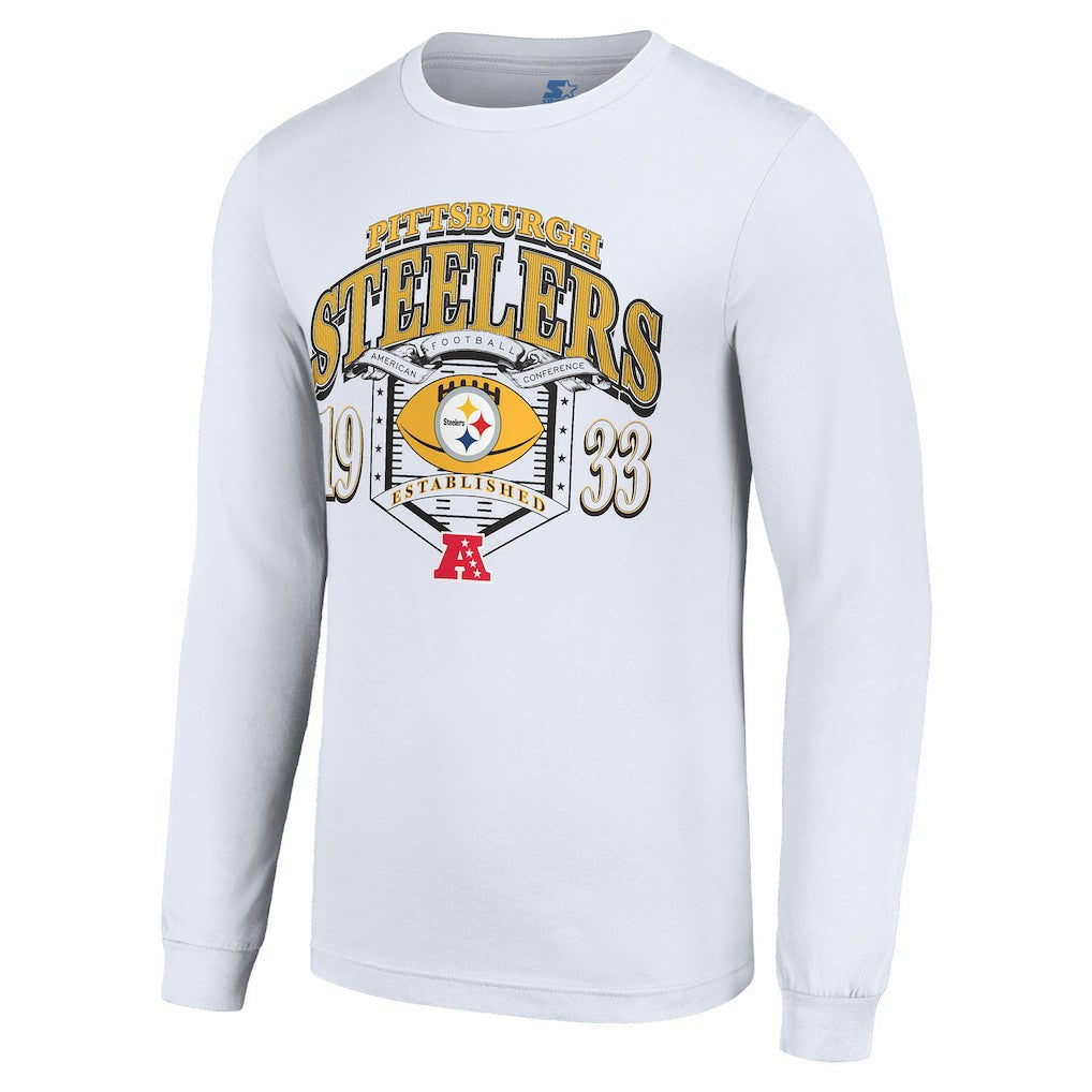 NFL Pittsburgh Steelers Starter Retro Long Sleeve Graphic T-Shirt