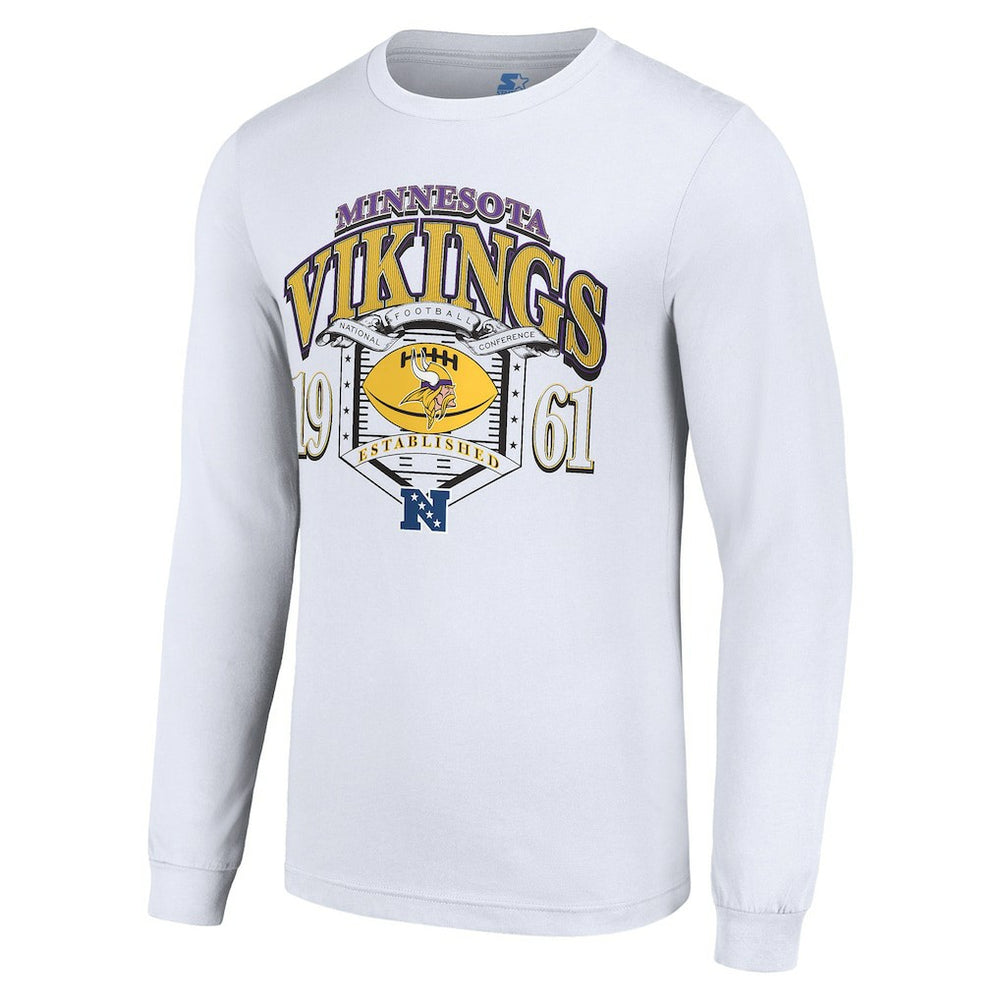 NFL Minnesota Vikings Starter Retro Long Sleeve Graphic T-Shirt