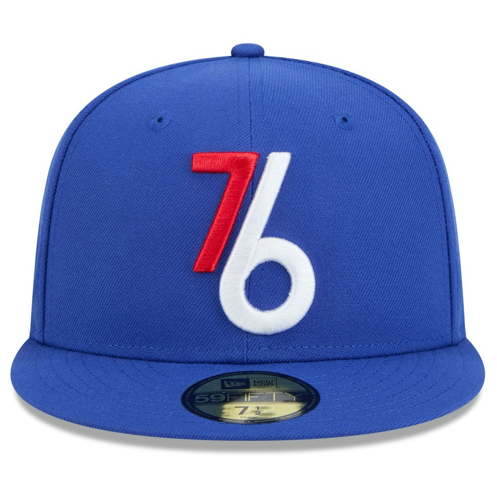 Philadelphia 76ers 2024/25 City Edition Alternate 59FIFTY Fitted Hat - Royal | New Era shop