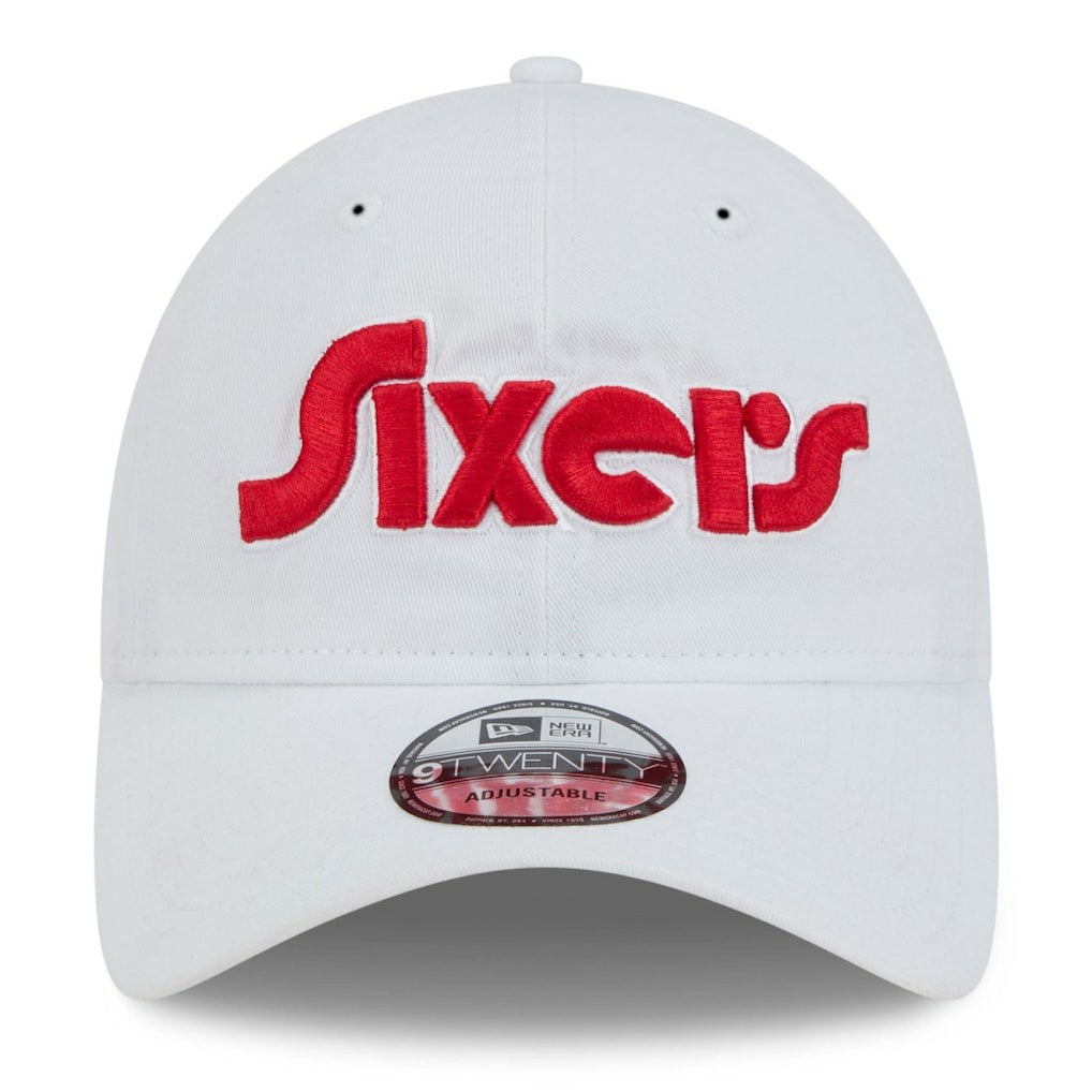 Philadelphia 76ers 2024/25 City Edition 9TWENTY Adjustable Hat - White | New Era for sale