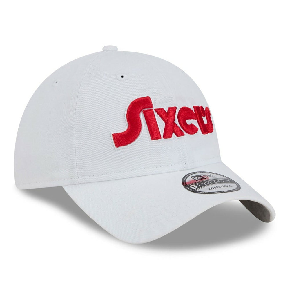 Philadelphia 76ers 2024/25 City Edition 9TWENTY Adjustable Hat - White | New Era for sale