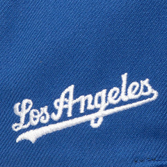 Los Angeles Dodgers Full Frontal Snapback Hat - Royal | Mitchell & Ness