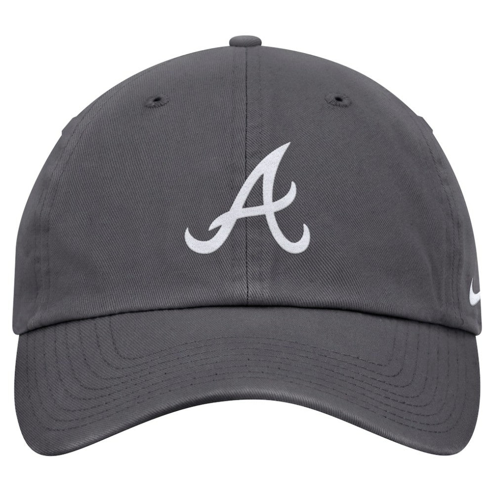 Atlanta Braves Club Adjustable Hat - Gray | Nike
