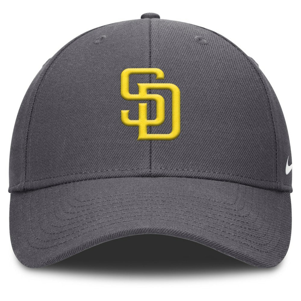 San Diego Padres Club Performance Adjustable Hat - Gray | Nike