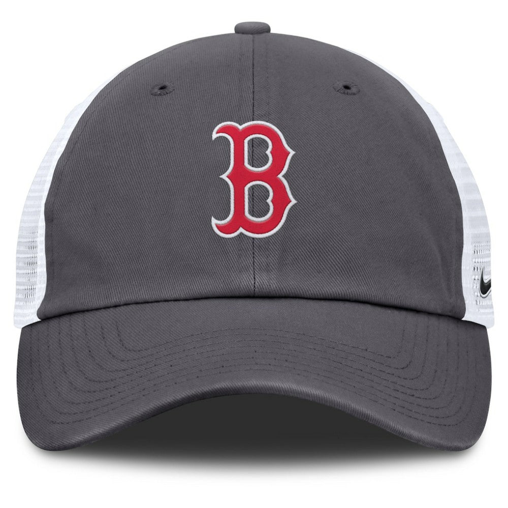 Boston Red Sox Adjustable Trucker Hat - Gray | Nike