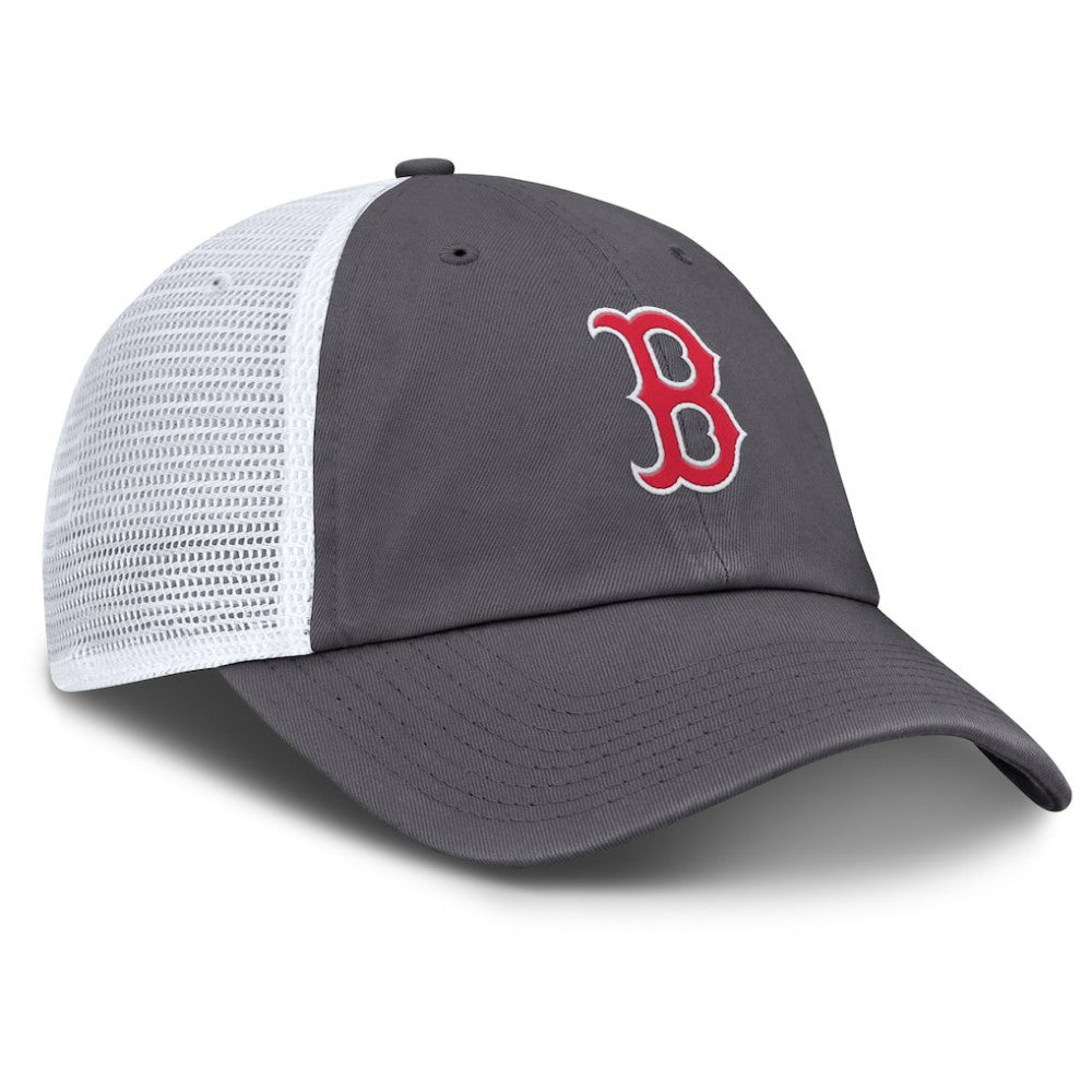 Boston Red Sox Adjustable Trucker Hat - Gray | Nike