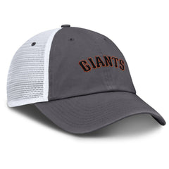 San Francisco Giants Wordmark Club Adjustable Trucker Hat - Gray | Nike