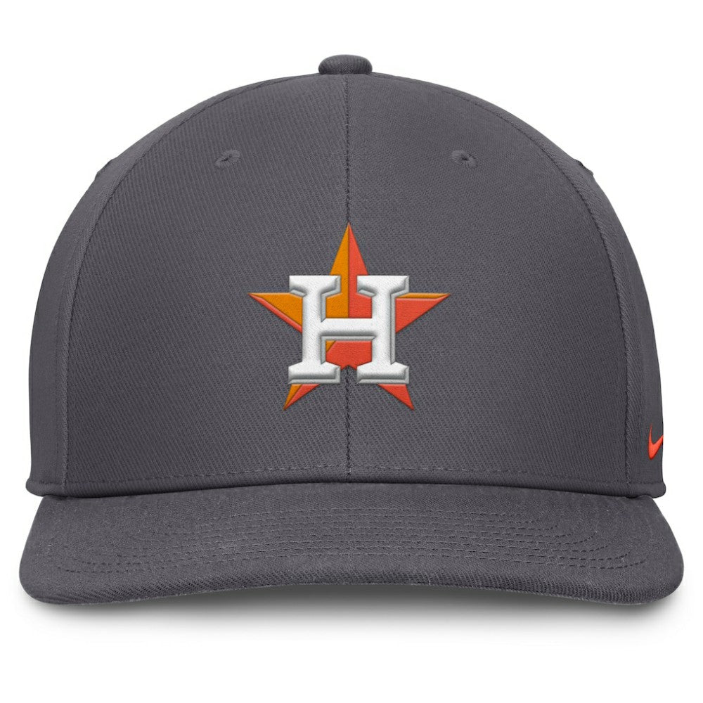 Houston Astros Pro Performance Snapback Hat - Gray | Nike
