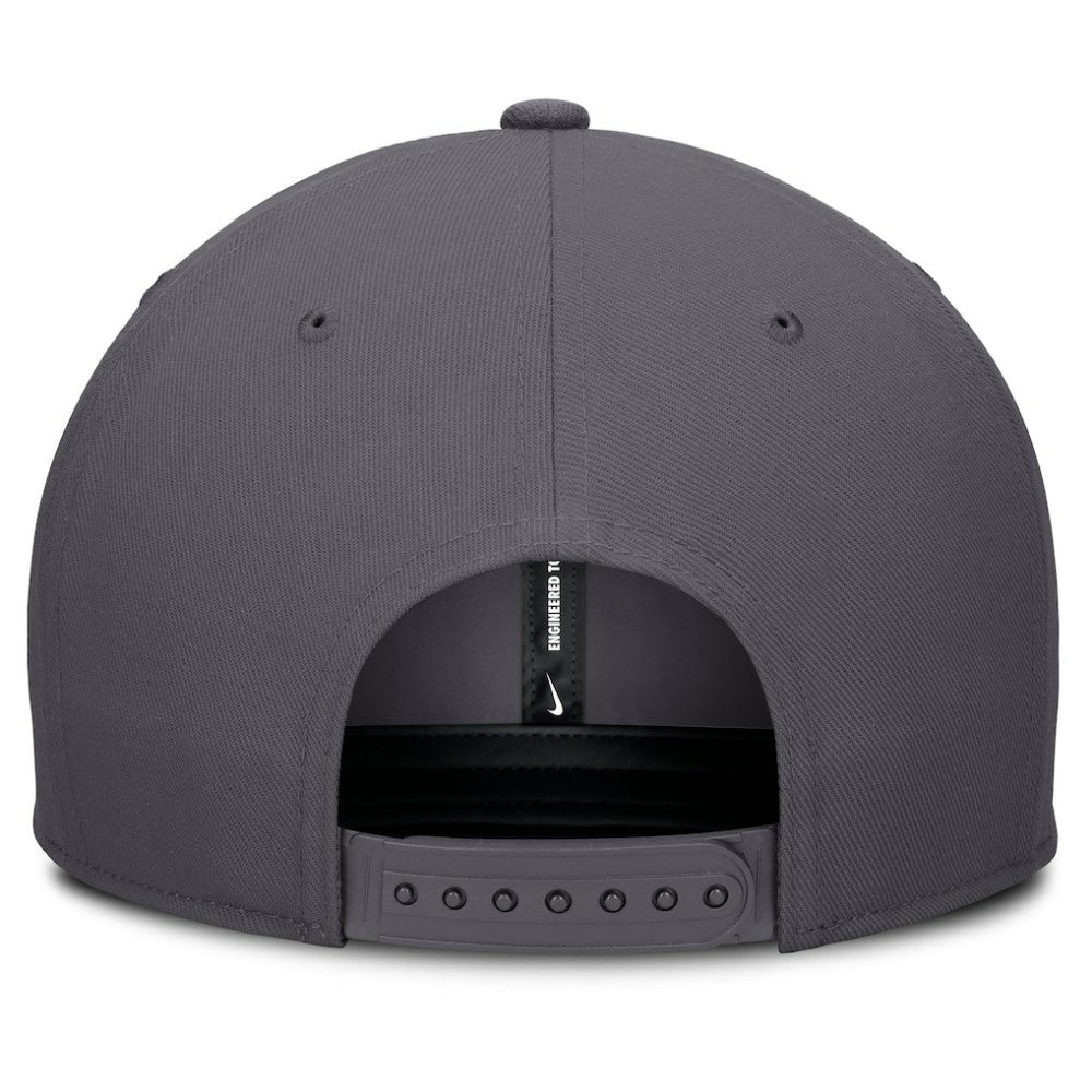 Chicago Cubs Pro Performance Snapback Hat - Gray | Nike
