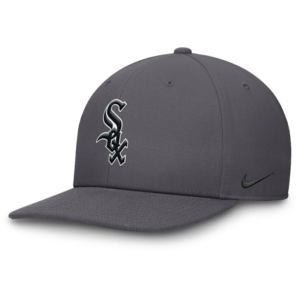 Chicago White Sox Pro Performance Snapback Hat - Gray | Nike