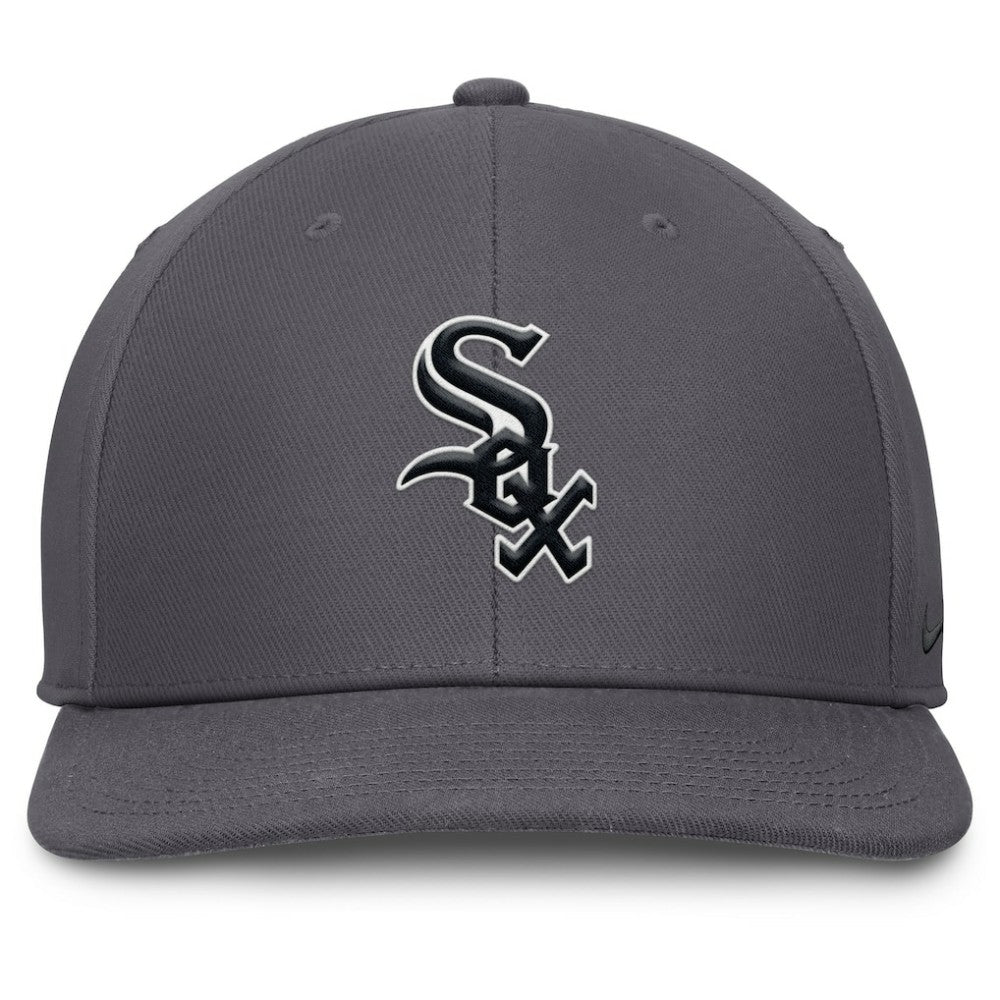 Chicago White Sox Pro Performance Snapback Hat - Gray | Nike